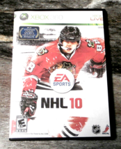 Xbox 360 Ea Sports NHL10 Ultimate Hockey Game Disc &amp; Manual In Original Case - £2.62 GBP