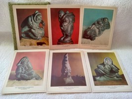 Lombard House Canada 6 note cards Povungnituk carvings unused - $60.00