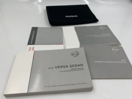 2019 Nissan Versa Sedan Owners Manual Set with Case OEM D04B37024 - £39.56 GBP