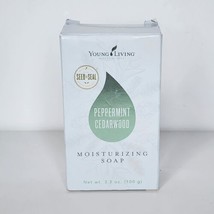 Young Living Essential Oil Peppermint Cedarwood Moisturizing Soap 3.5 oz Bar New - £11.04 GBP