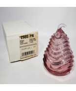 VTG Fenton Petal Pink Pear Trinket Box Wavy Textured 1995 #2980PN in Box - £39.39 GBP