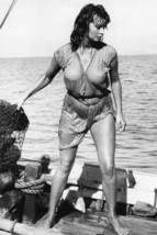 Sophia Loren Boy On A Dolphin Wet T-Shirt Dress Leggy Barefoot Icon 18x2... - $32.60 CAD