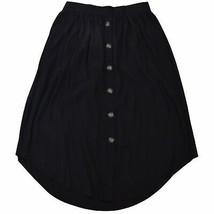 J. Jill Womens Black Long Elastic Waist Asymmetrical skirt, size Small - $13.86