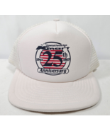 Vintage Kmart 25th Anniversary 1987 White Hat Cap Speedway Trucker Snapback - $237.26 MXN
