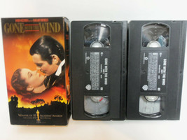 Vintage 1985 Gone With The Wind Remastered Commemorative 2 Cassette VHS ... - £19.74 GBP