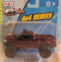 MAISTO FRESH METAL 4X4 REBELS OFF ROAD DARK RED FORD Truck Diecast - $16.20