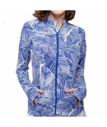 NWT Ladies IBKUL Marley Navy Blue Long Sleeve Full Zip Golf Jacket size ... - $1,332.57 MXN