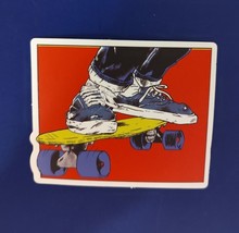 Riding Skateboard Multicolor Sticker Decal - £2.79 GBP