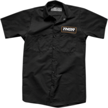 Thor Racing MX Moto Mens S9 Standard Work Shirt Black Sm - £47.92 GBP
