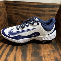 Nike Alpha Huarache Elite 4 Low Size 10 Baseball Cleats  Royal White FD2... - $1,199.48 MXN