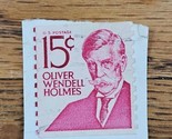 US Stamp Oliver Wendell Holmes 15c Used Red - £0.73 GBP