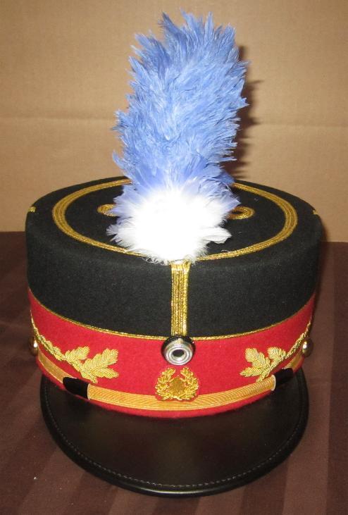 URUGUAYAN ARMY GENERAL FULL HAND EMBROIDERED KEPI HAT - EXCELLENT QUALITY & FIT  - $105.00