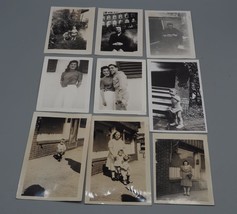 Vintage Sacco Di 9 Nero e Bianco Fotografia 1940&#39;s - $34.63