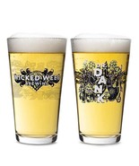 Wicked Weed Beer Pint Glass - Dr. Dank - Set of 2 - £22.41 GBP