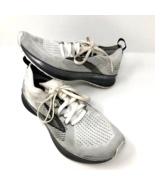 WOMENS BROOKS LEVITATE 5 RUNNING SHOES STEALTH FIT WHITE BLACK GRAY SIZE... - $38.72 CAD