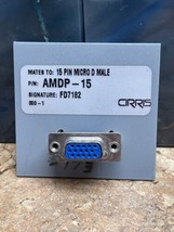 Cirris Systems AMDP-15 FD7182 mates to 15 pin Continuity Tester Adapter ... - $19.80