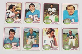 1976 Topps Chewing Gum Football Cards Miami Dolphins - $12.54