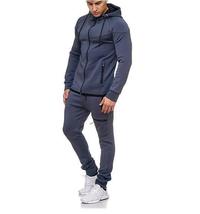 Fitness casual wear with solid color zipper decoration - £30.13 GBP