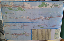 Florida Keys Laminated Wall Map - £37.14 GBP