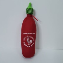 Fiesta Sriracha Hot Chili Sauce Plush Red Bottle Stuffed Animal Rooster - £18.48 GBP