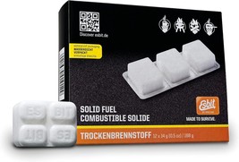 Esbit 1330° Smokeless Solid 14G Fuel Tablets For Camping, Backpacking, And - $35.93