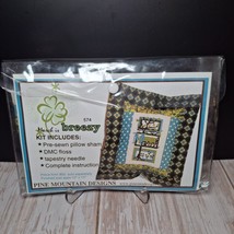 Pine Mountain Designs MARCH IS BREEZY #574 Cross Stitch Pillow Sham Kit - $22.00 Pine Mountain Designs MARCH IS BREEZY #574 Cross Stitch Pillow Sham Kit - $22.00