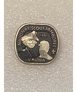 1981 Virginia National Scout Jamboree 1&quot; Pin *Pre-Owned/Nice* DTC - $12.99
