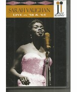 Sarah Vaughan DVD Live Europe Holland 58  Sweden 64 jazz icons series SH... - €11,20 EUR