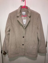 NEW The Tog Shop Womens SZ 14  Corduroy Lined Jacket 2 Button Close - £20.09 GBP