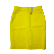 NWT J.Crew Petite No. 2 Pencil in Warm Canary Yellow Bi-stretch Cotton Skirt 2P - $52.00