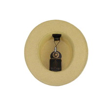 Men's Bruno Capelo Boater Skimmer Natural Straw Flat Crown BC632 Natural image 2