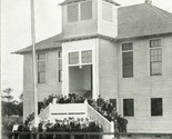 Schoolhouse Long Beach Washington WA Vtg 1915 Postcard UNP Unused - $4.17