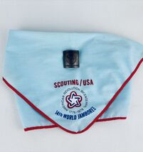 1976 World Jamboree BSA Contingent Lot Boy Scouts Neckerchief &amp; Slide Vi... - $14.00