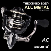 DEUKIO Fishing Reels 2000-7000 Spinning Reel Max Drag 12KG  Spool molinete for F - $85.62