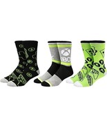 XBOX Socks 3 Pair Pack Official Gear Men&#39;s Shoe Size 8 to 12 Christmas 2023 - $11.26