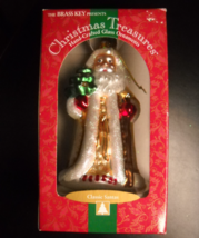 Brass Key Christmas Ornament 2000 Christmas Treasures Classic Father Christmas - $9.99