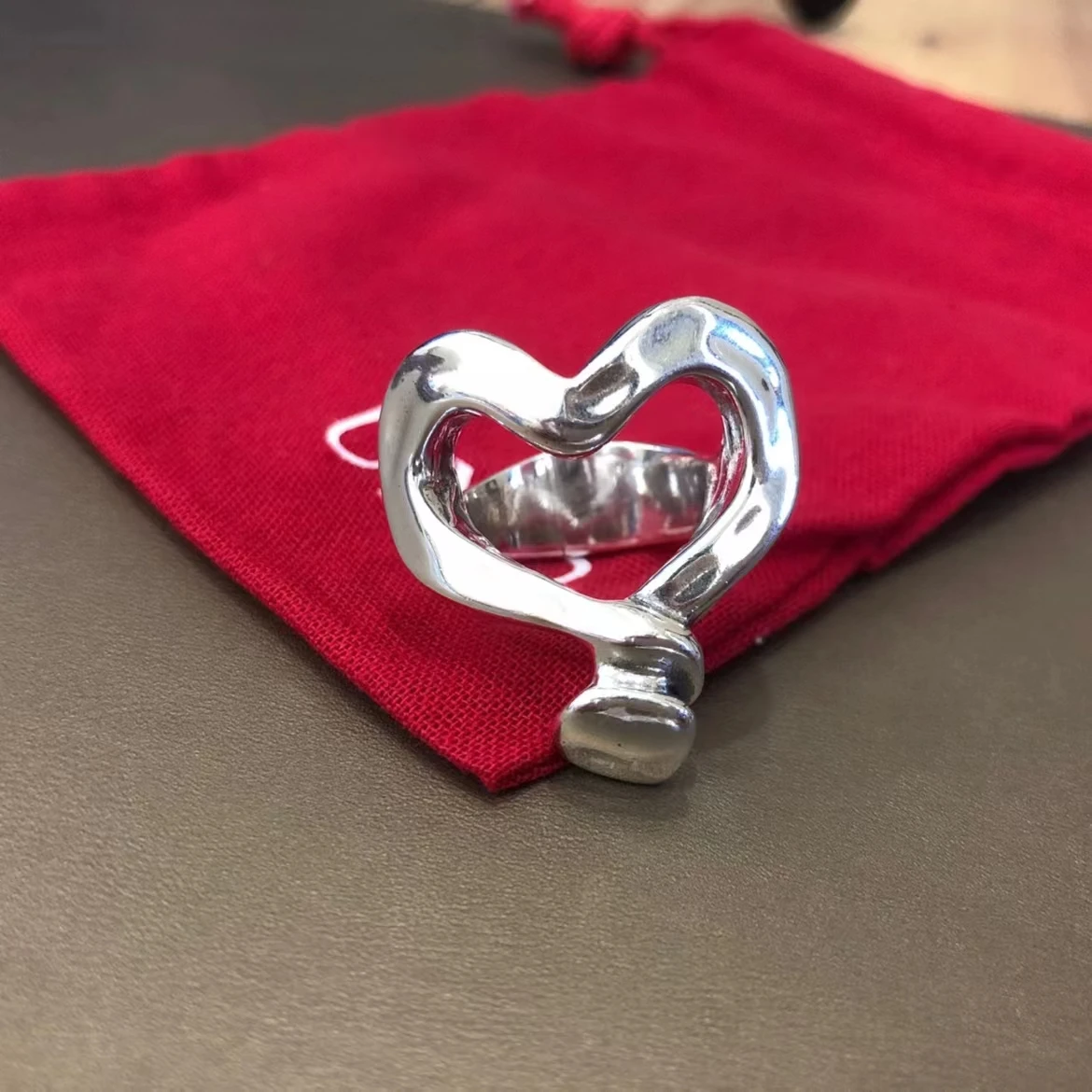 Spain UNO DE 50 Unique Design Simple Heart Shape Couple Rings Silver Color Fashi - £38.68 GBP