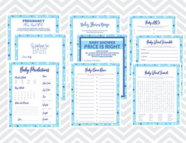 Baby Shower Games Bundle / Printable Baby Shower Games / Instant Download - $10.00