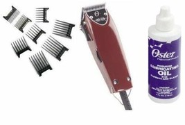 Oster Professional 76023-510 Fast Feed Clipper with Adjustable Blade + 8 Cmb Set - $146.43