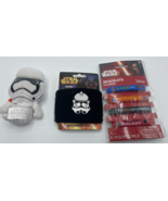 Star Wars Sweatband Wristband Bracelet Stormtrooper Plush Lot Disney - £5.19 GBP