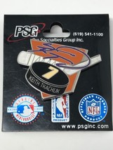 NHL Phoenix Arizona Coyotes VTG Logo Pin Keith Tkachuk #7 Puck New NOS - £6.95 GBP
