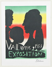 &quot; Exposition Vallauris 1953 &quot; Par Picasso Signée Lithographie 10 &quot; x7 &quot; - £1,491.50 GBP