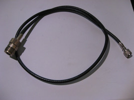 Coaxial Patch Cable RG-58/U Mini-UHF to N-Female 25&quot; approx. - USED Qty 1 - $11.40