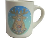 Dennys Diner Rudolph Reindeer Heat Activated Color Changing Christmas Co... - £11.72 GBP