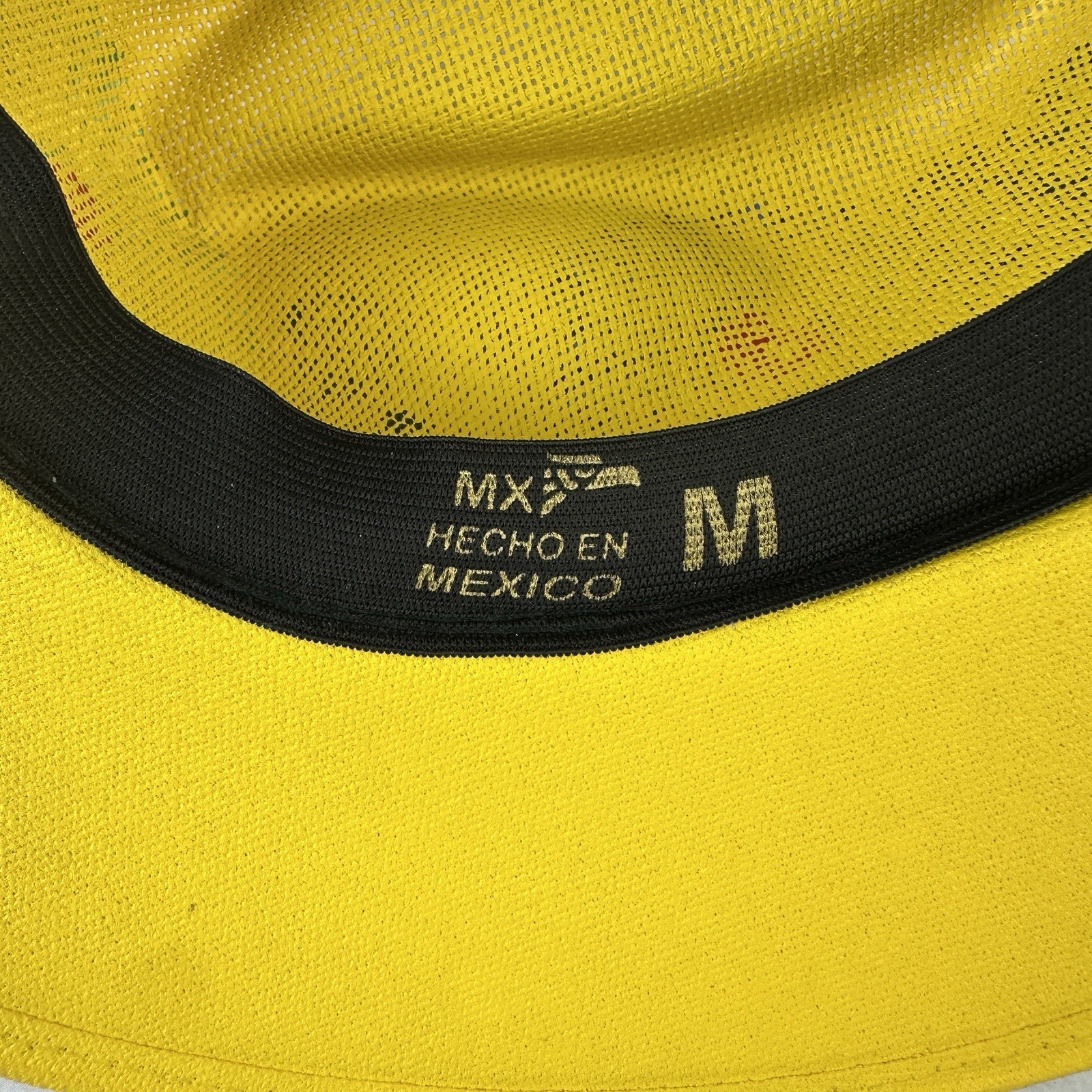 MEXICAN Artisanal Hand Painted Fedora Mandala Sombrero Panama Bohemian Yellow Item image 7