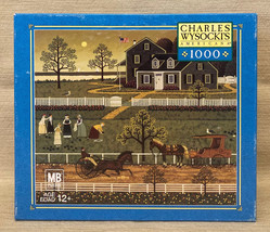 Charles Wysocki puzzle The Boccie Ladies of Martha&#39;s Vineyard 1000 pc MB... - $12.00