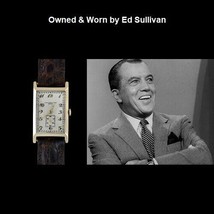 1934 Black Starr Frost Mens 14K Gold Watch - Gifted By Iconic Tv Host Ed Sulliva - £3,855.51 GBP