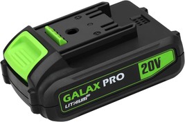 Galax Pro Cordless Drill And Power Tool Replacement Battery, Dc-20V 1.3Ah - £25.88 GBP