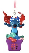 Disney Lilo &amp; Stitch Super Hero In Laundry Basket Sketchbook Ornament New 2023 - £19.30 GBP