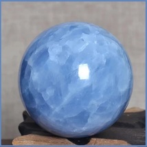 Madagascar Natural Blue Quartz Celestine Healing Energy Orb Crystal Sphe... - £153.23 GBP